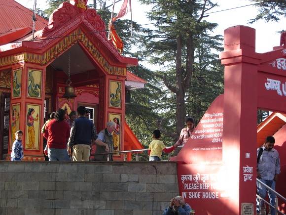Entrance to the Jakhu Temple in Shimla